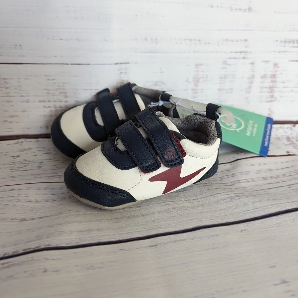 NWT Stride Right Memory Foam Machine Washable Velcro Sneakers S (6-12M)